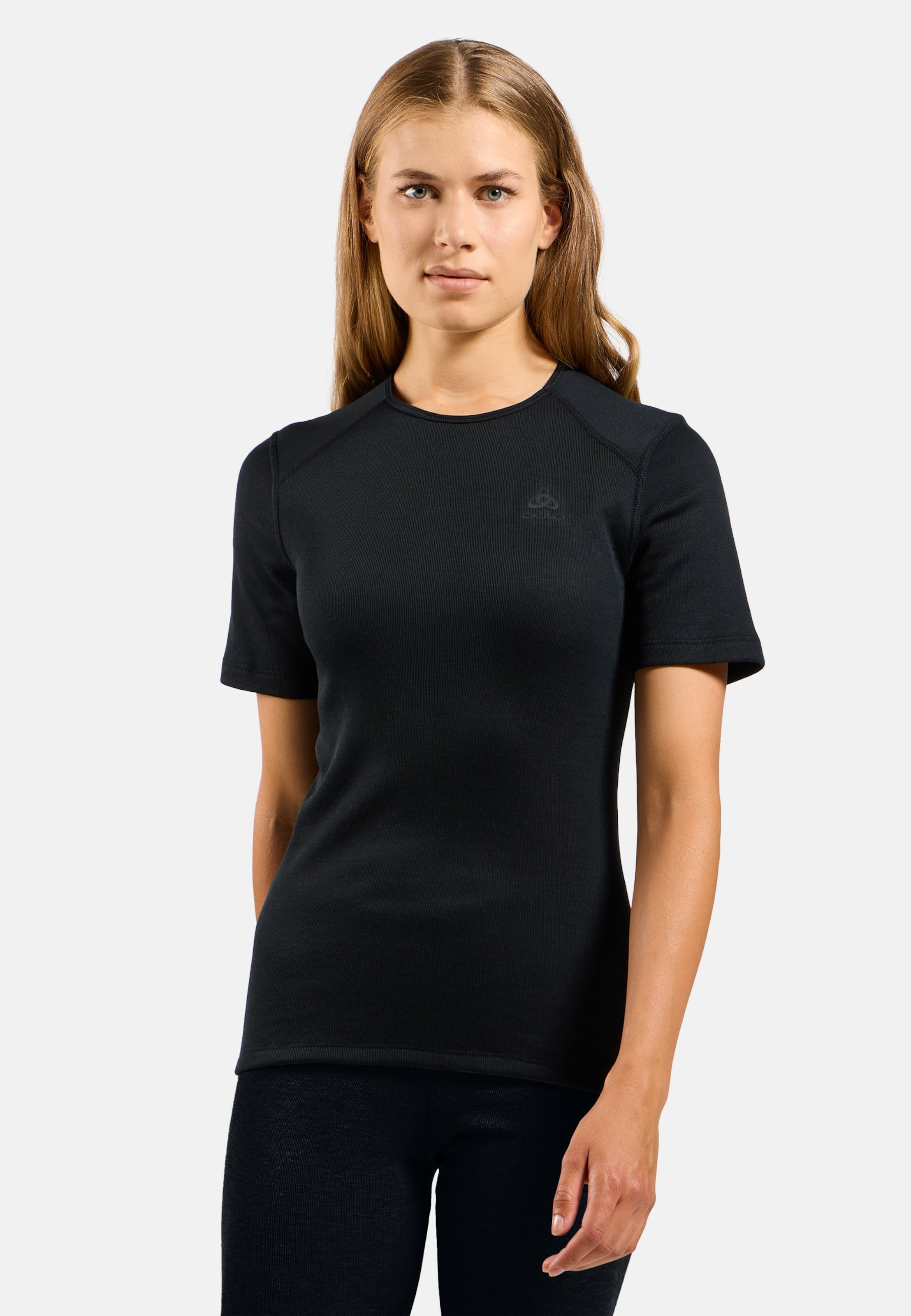 Active Warm Base Layer T-shirt in black