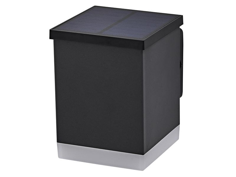 Ledvance Endura Style Solar Wall Quadro Dark Gray Solarbetriebene Leuchte