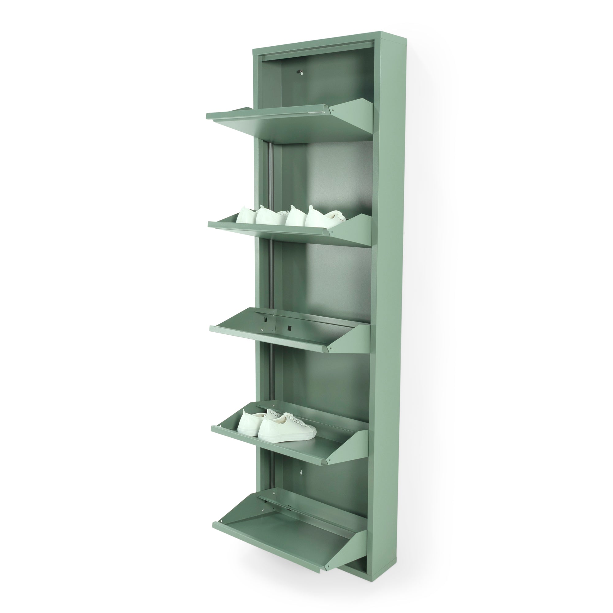 Spinder Design Billy 5 Schoenenkast - Dusty Green