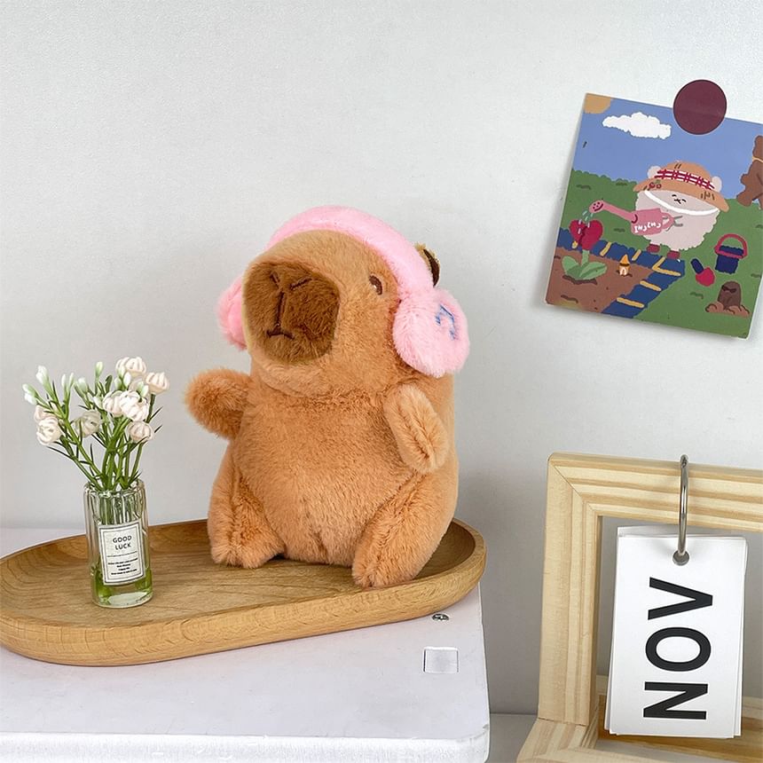 Klas 302 - Muziek Capybara Pluche Tashanger Sleutelhanger