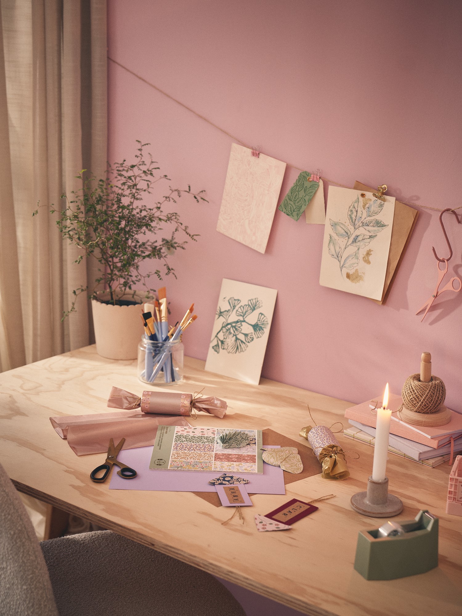 Designpapir 20 x 20 cm | Papir. 20 x 20 cm. 120 gsm. 20 ark. | Dusty Green