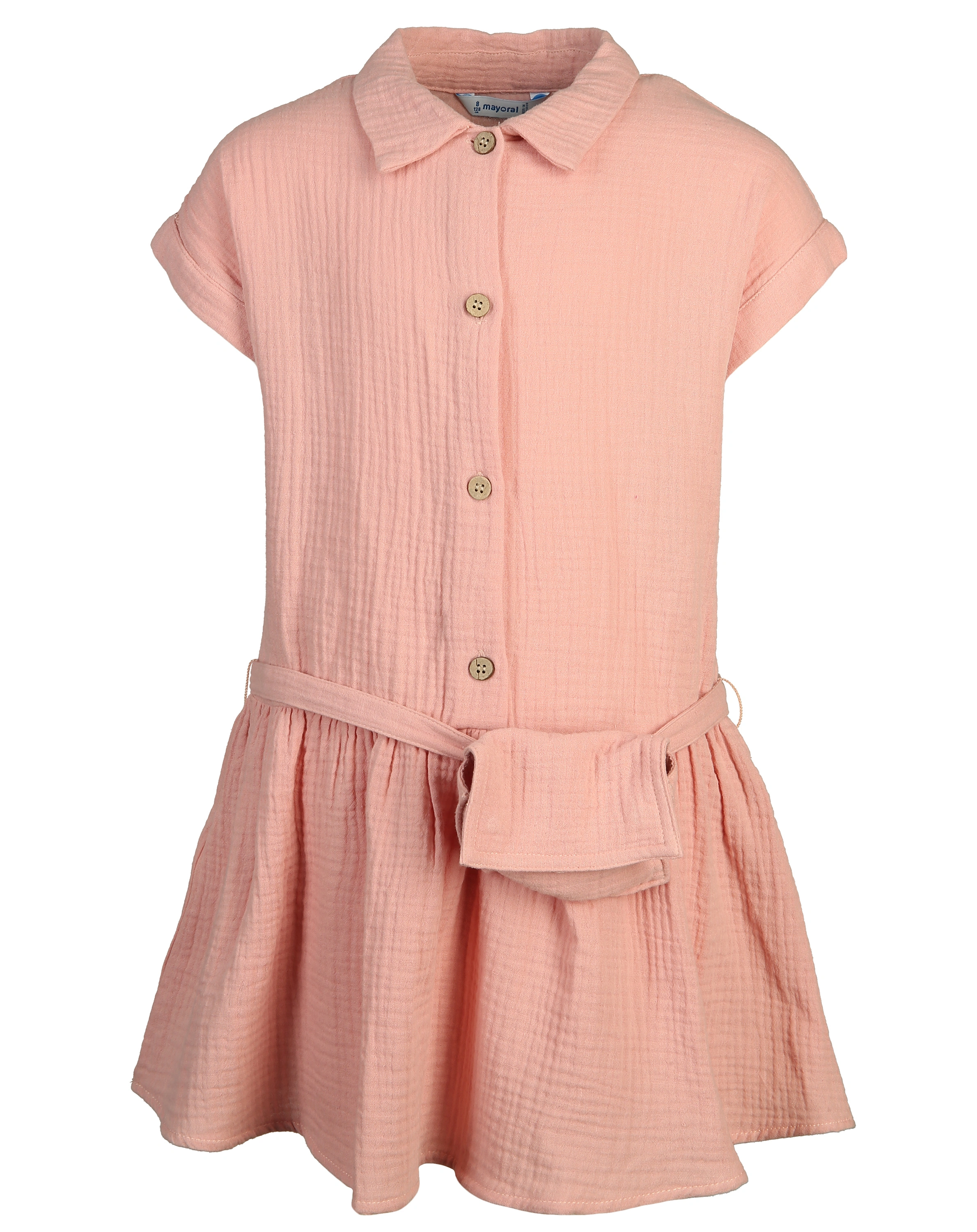 Kurzarm-Kleid ON THE GO in rosa
