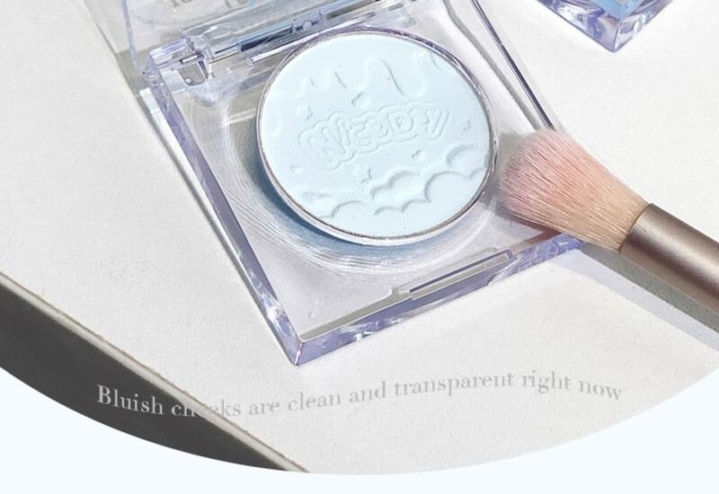 xixi - Peach Heart Monochrome Cheek Blusher - 1-3