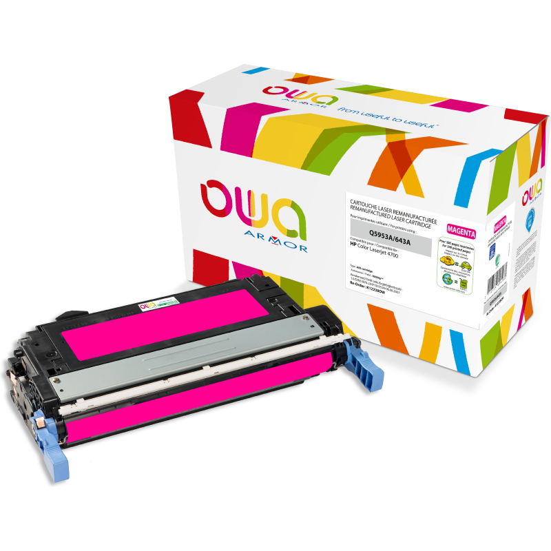Toner remanufacturé OWA - standard - pour HP Q5951A
