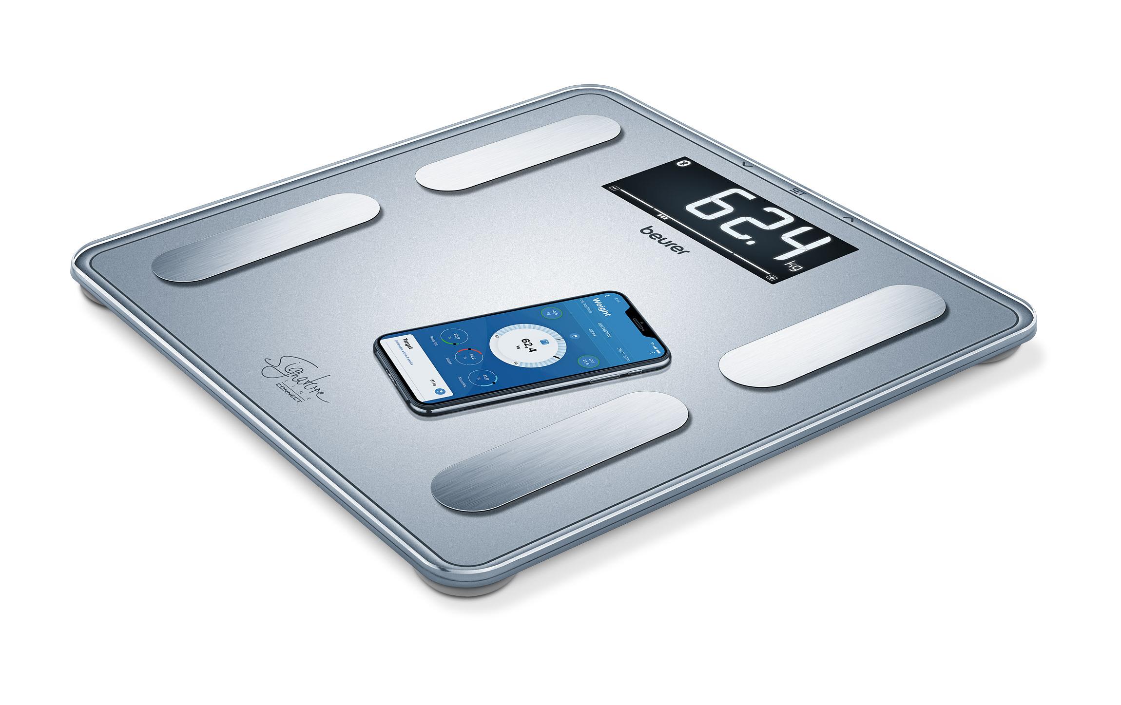 Körperanalysewaage BF 405 Signature Line, SilberDiagnosewaage