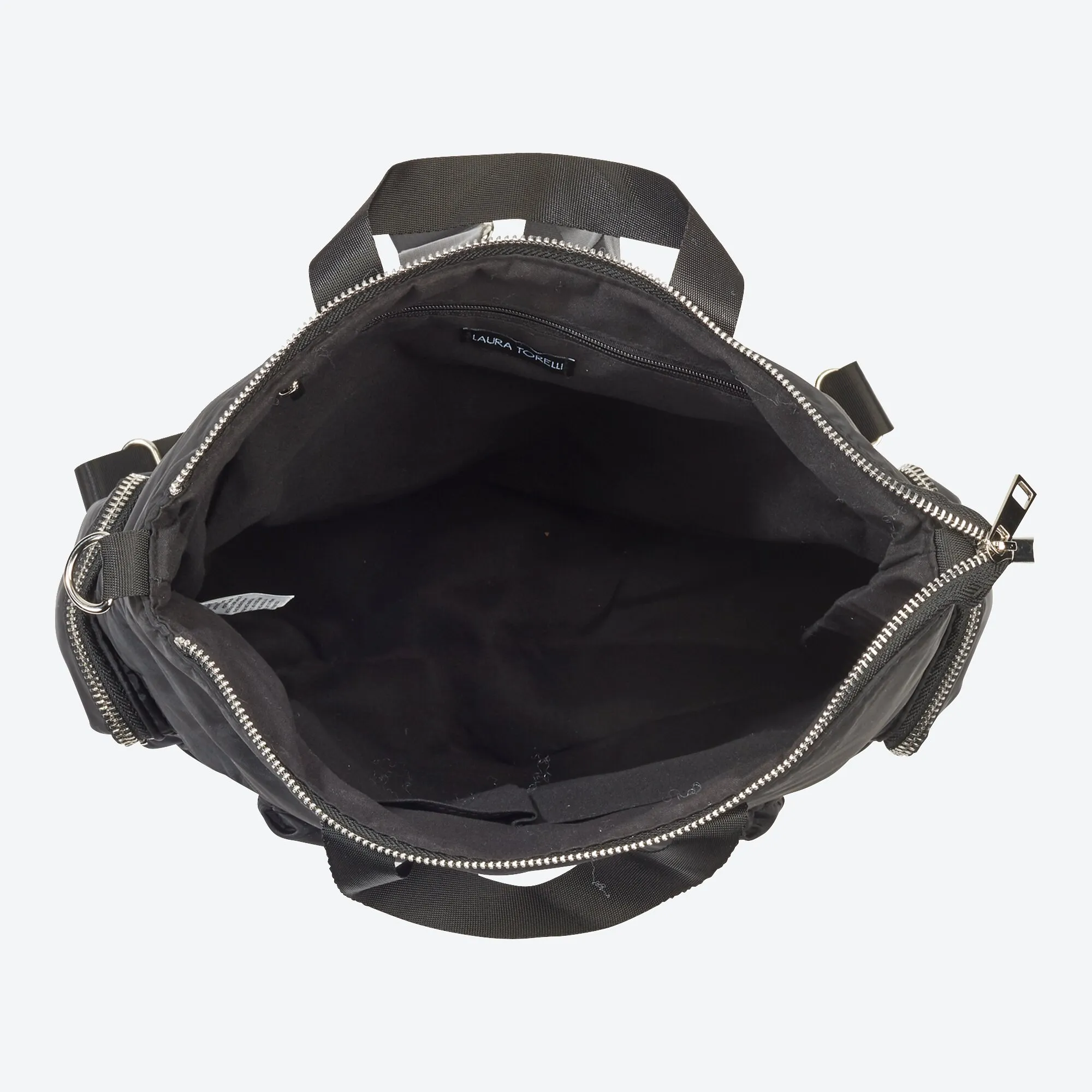 Damen-Rucksack mit 3 Reißverschluss-Taschen, ca. 30x34cm