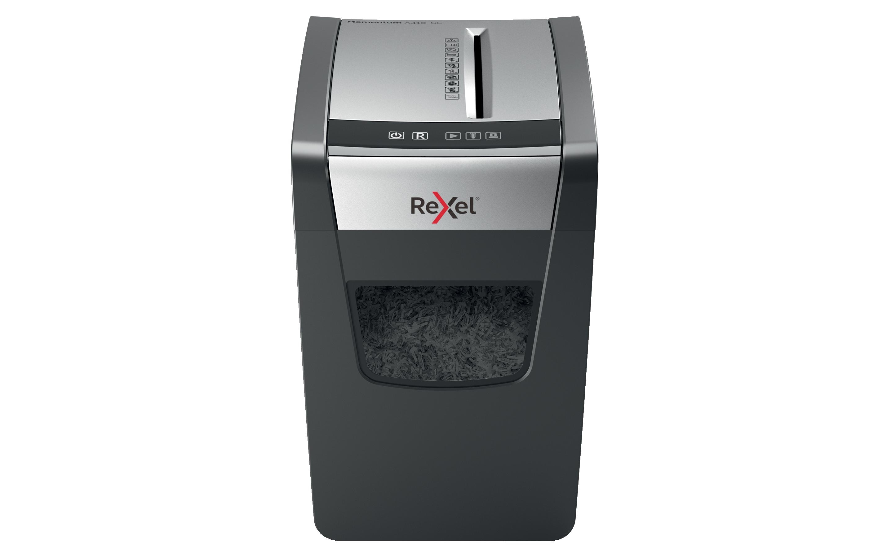 Aktenvernichter Momentum Slim X410 P-4, 10 Seiten<br>Papierschredder