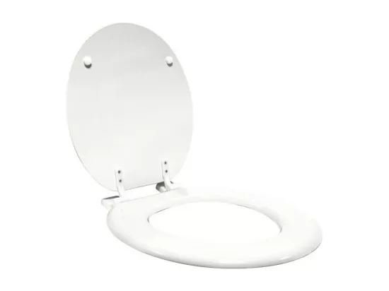 Abattant WC 37 x 47 cm Orbella Blanc - MDF Imprimé