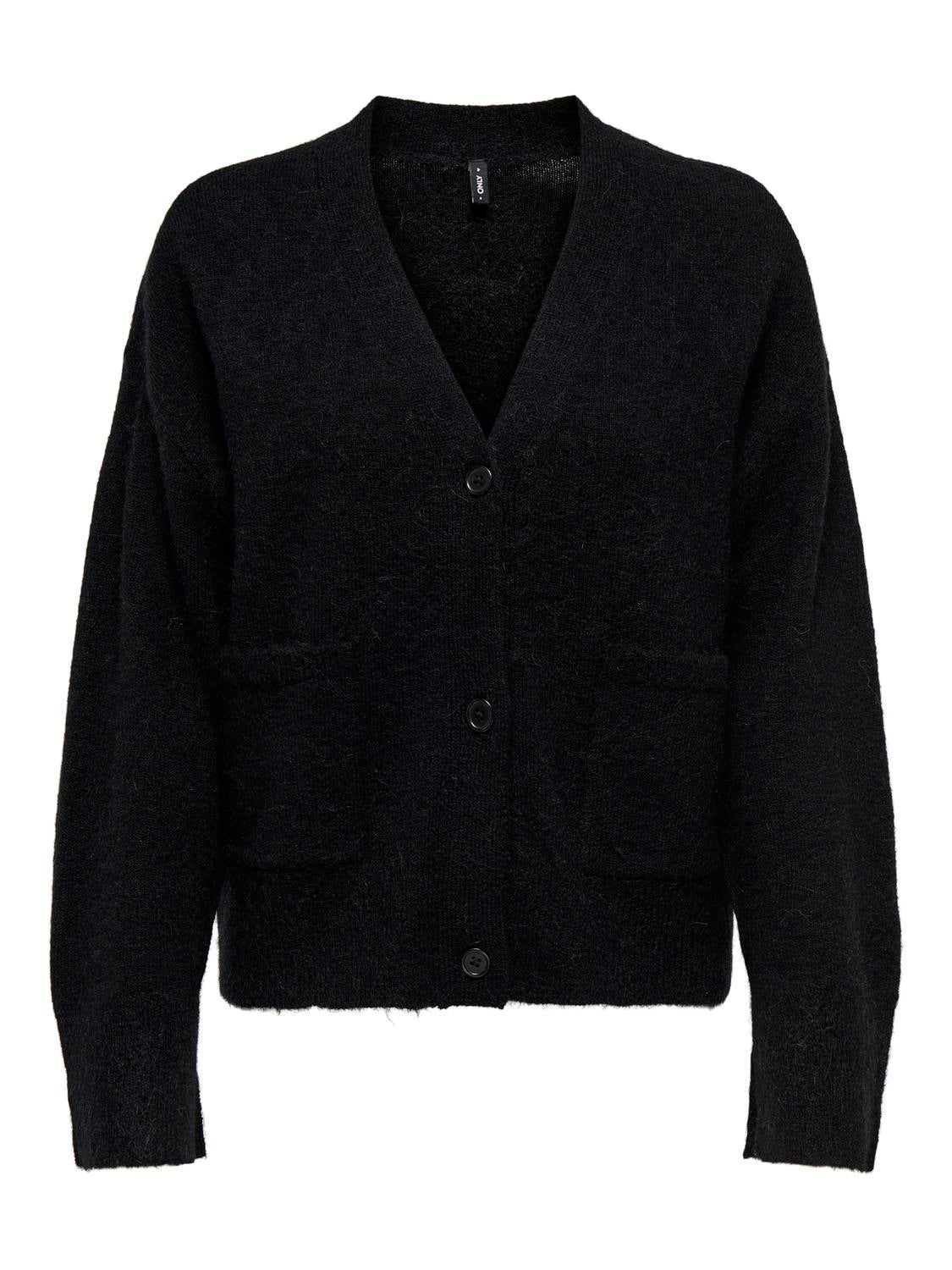 ONLALLISON Strickjacke Black