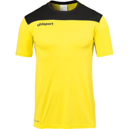 Offense 23 Poly Shirt Lima Amarillo/preto/antra Uhlsport