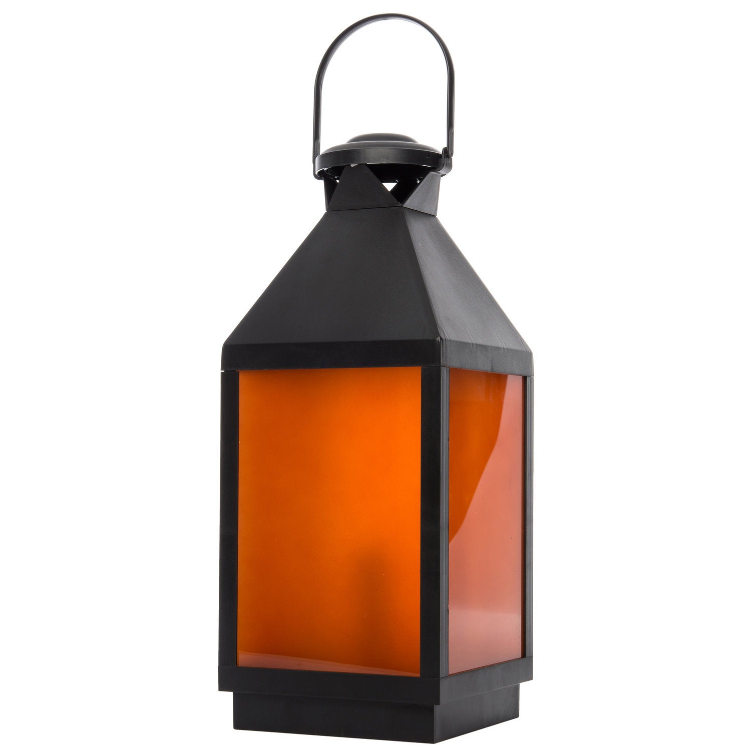 Intratuin lantaarn met vlameffect 19 x 19 x 46 cm