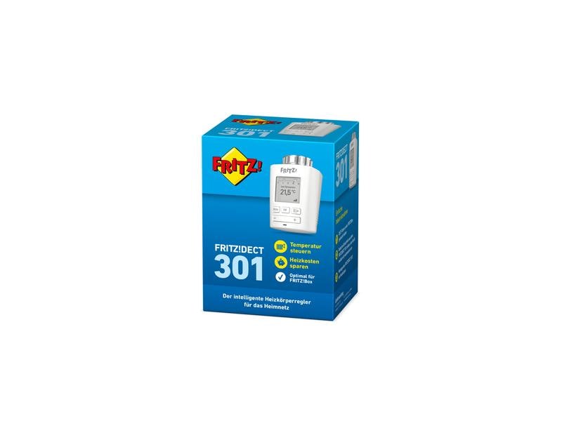 AVM Heizkörperthermostat FRITZ!DECT 301 Intelligenter Heizkörperregler fürs Heimnetz