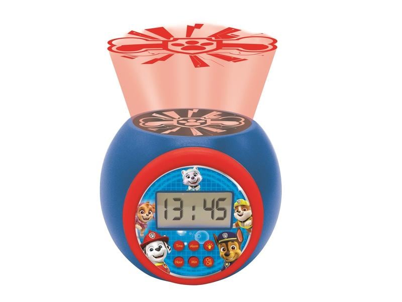 Lexibook Paw Patrol Projektionswecker Digitaler Wecker mit Projektionsanzeige und verschiedenen Funktionen