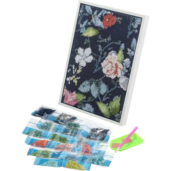 Diamond Painting-Set Blumen