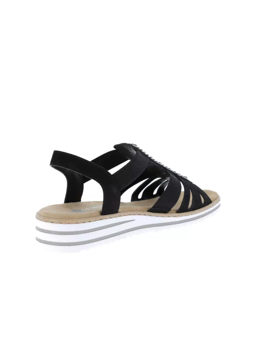 RIEKER V0652 - Sandales & nu-pieds Schwarz