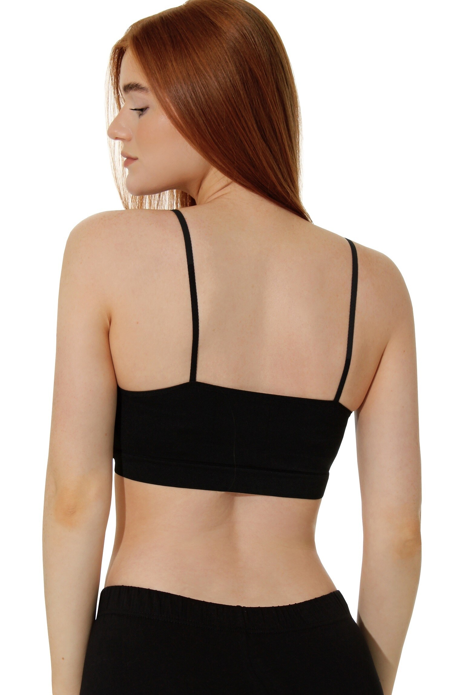 Yenita® Spaghetti Bustier 3er Set Seamless - Sport BH