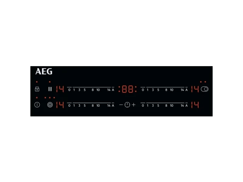 AEG HK654070IB - Keramisk kogeplade - 4 plader - Niche - bredde: 56 cm - dybde: 49 cm - rammeløs - sort
