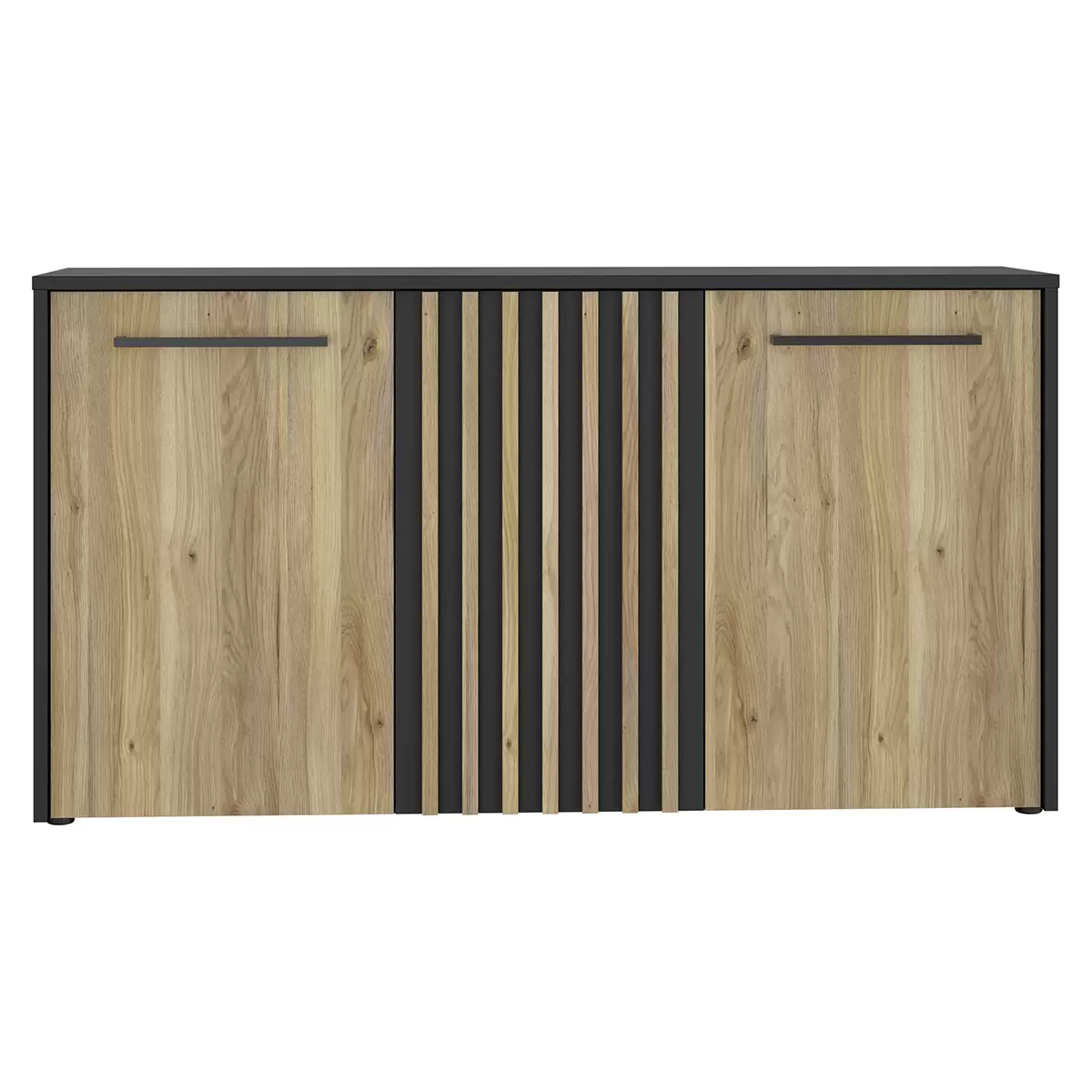 Sideboard Louisville Eiche,schwarz