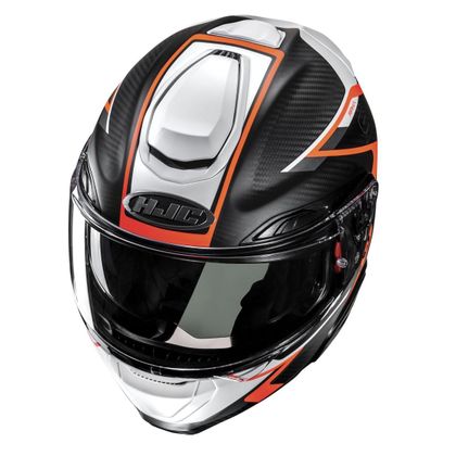 Casque Hjc RPHA91 CARBON - LAGOS - Orange / Gris