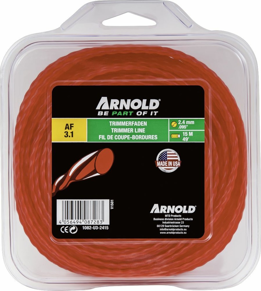 Fil nylon af 3.1 / 2,4mm 15m