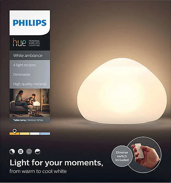 Philips Hue Wellner Bluetooth Lampe connectée