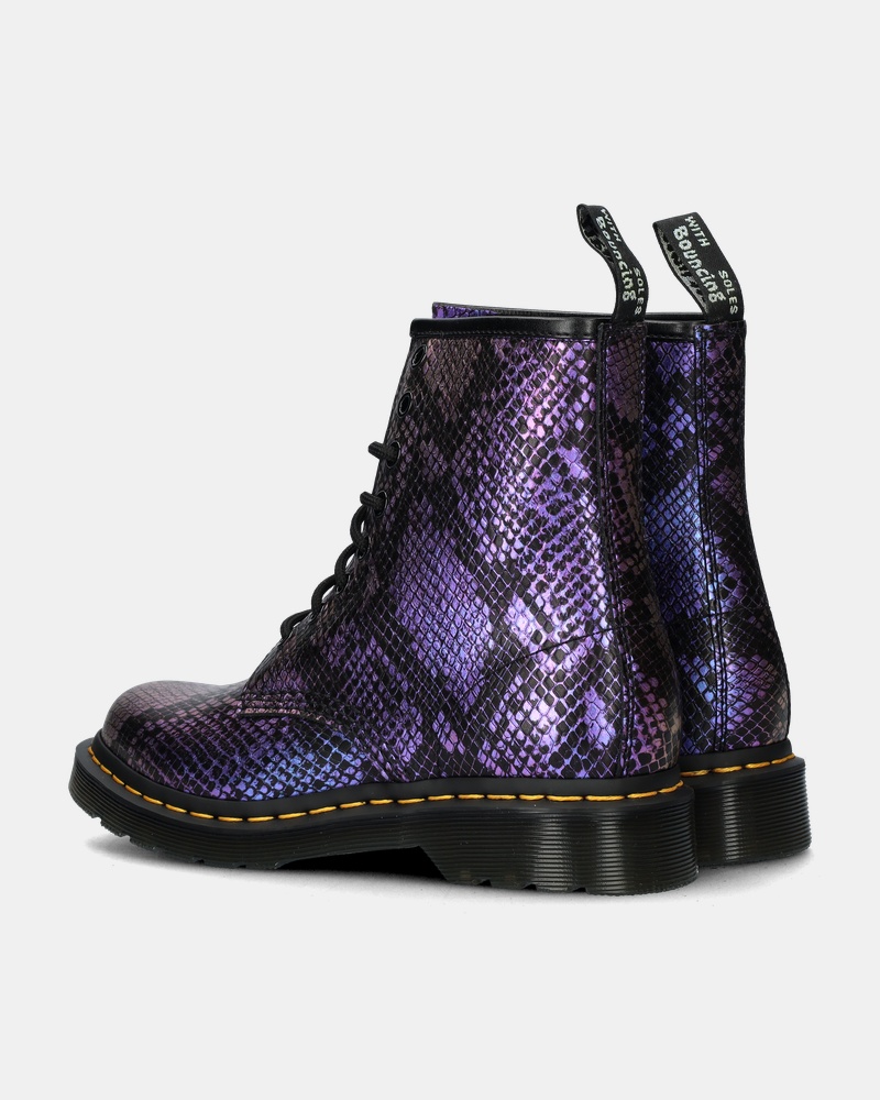 Dr. Martens Viper Croc Veterboots  - zwart