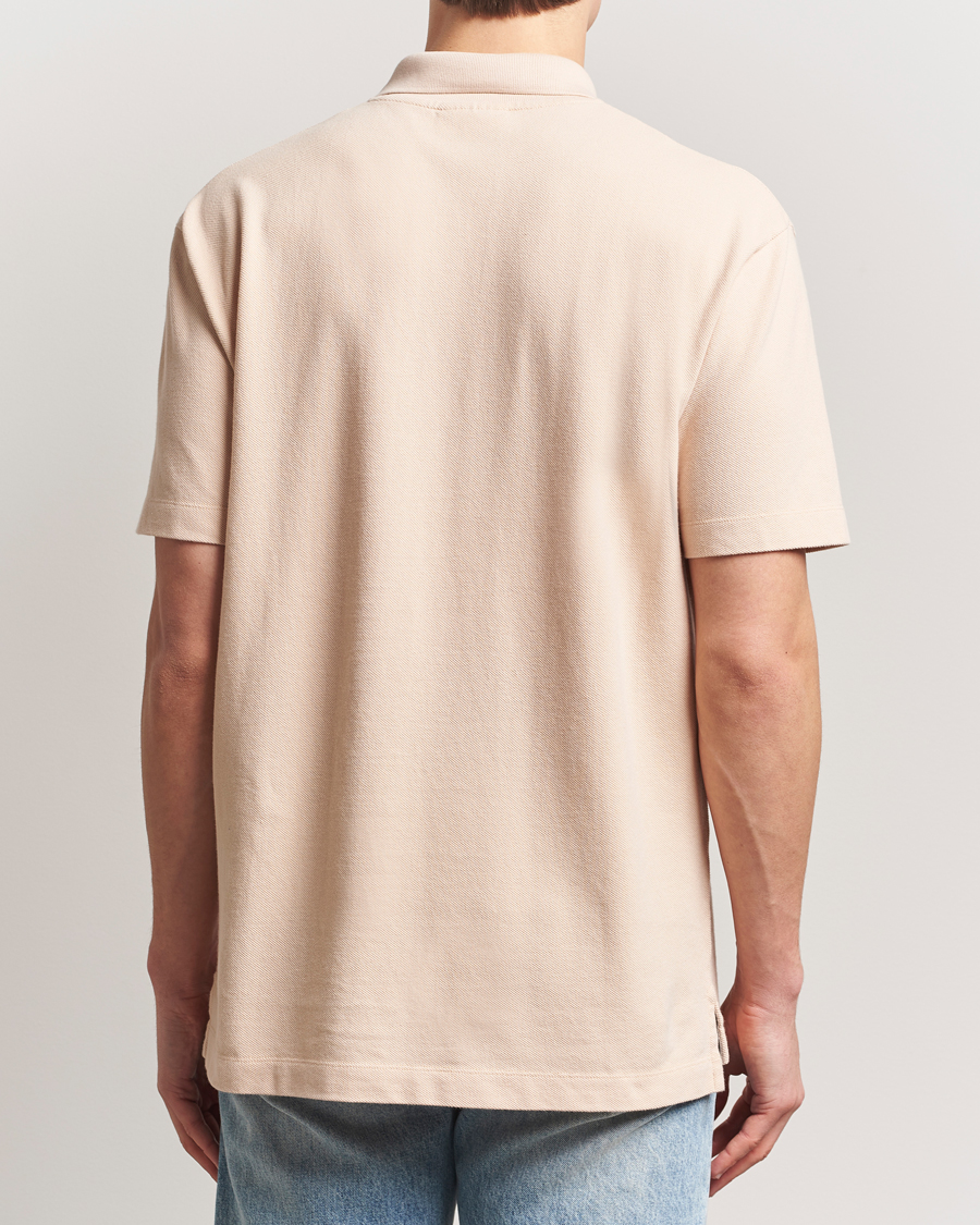 Maison Kitsuné Tonal Fox Head Polo Smoke Beige