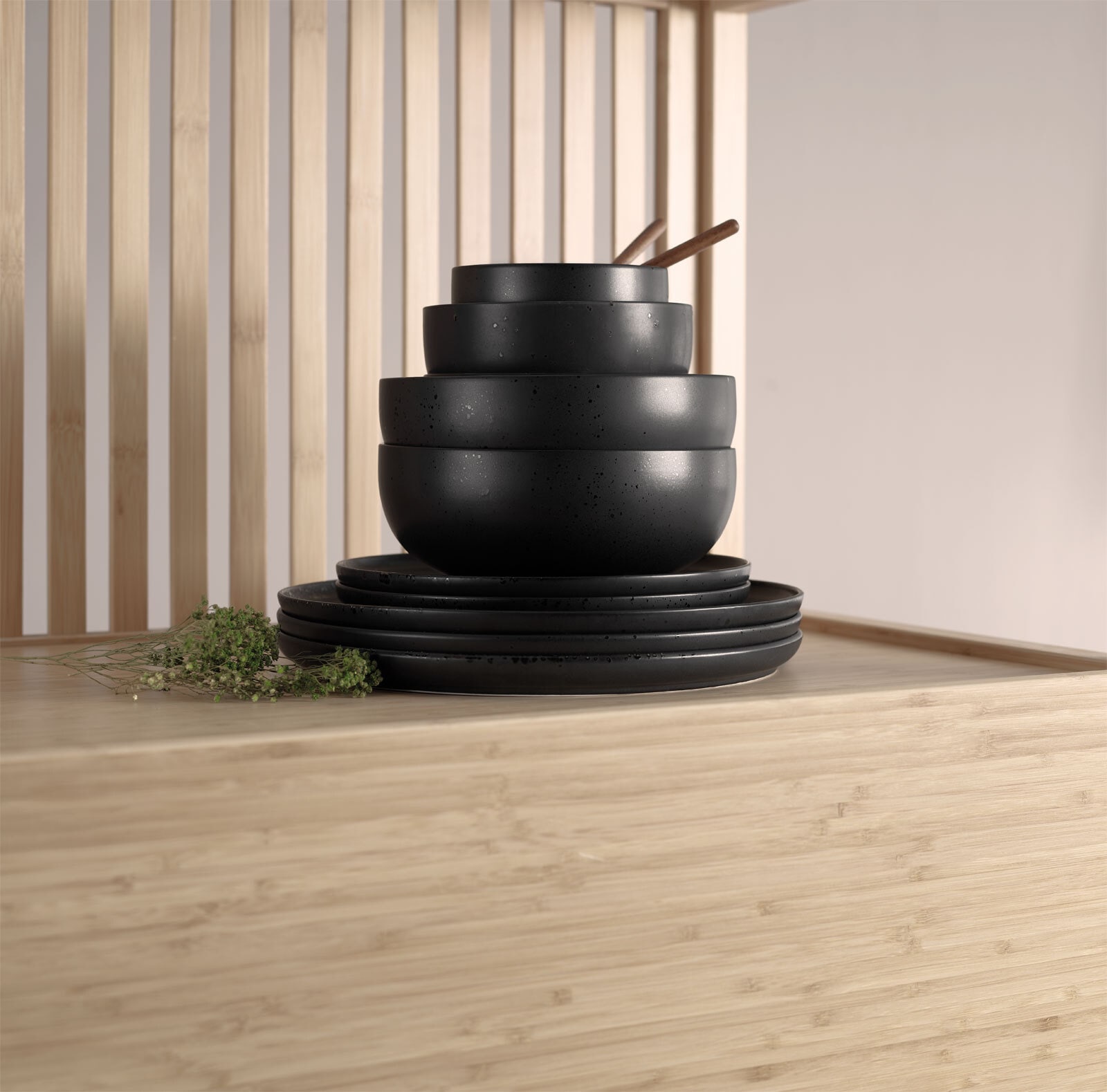 ASA Müslischale COPPA 6er Set kuro-schwarz