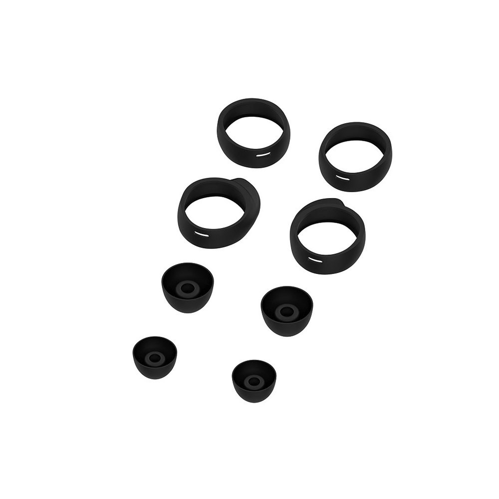 (8-tlg. Set) Samsung Galaxy Buds Silikon Ohrpolster Rutschfeste Eartips - Schwarz