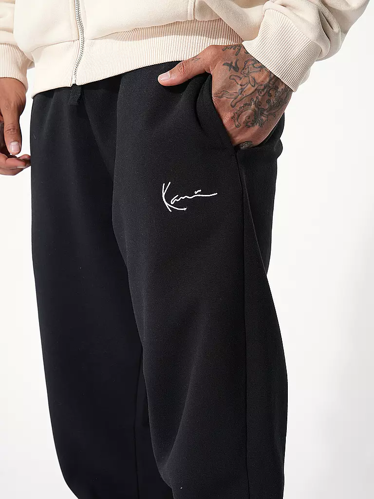 KARL KANI Jogginghose  schwarz
