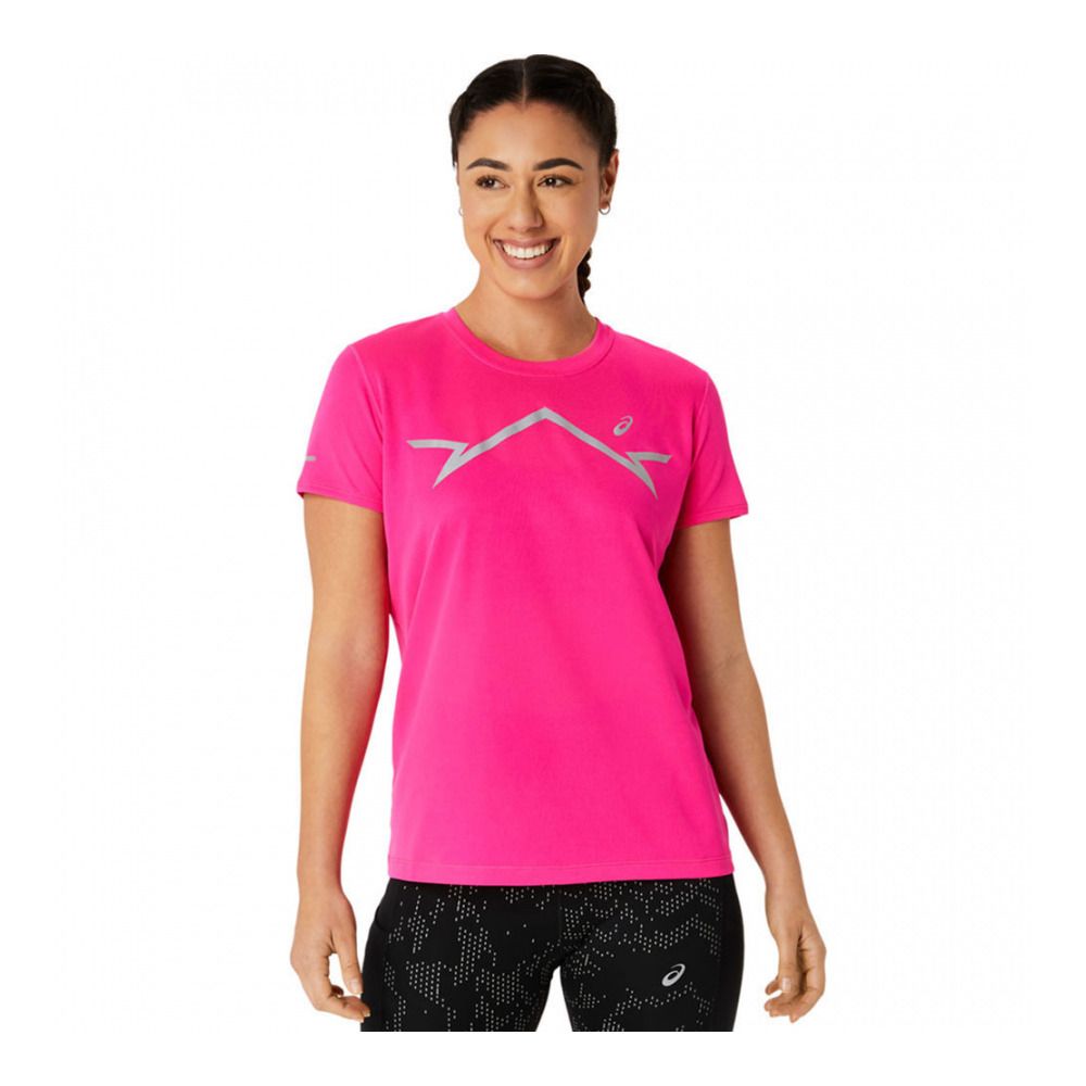 Asics LITE-SHOW - Tee-shirt Femme pink glo