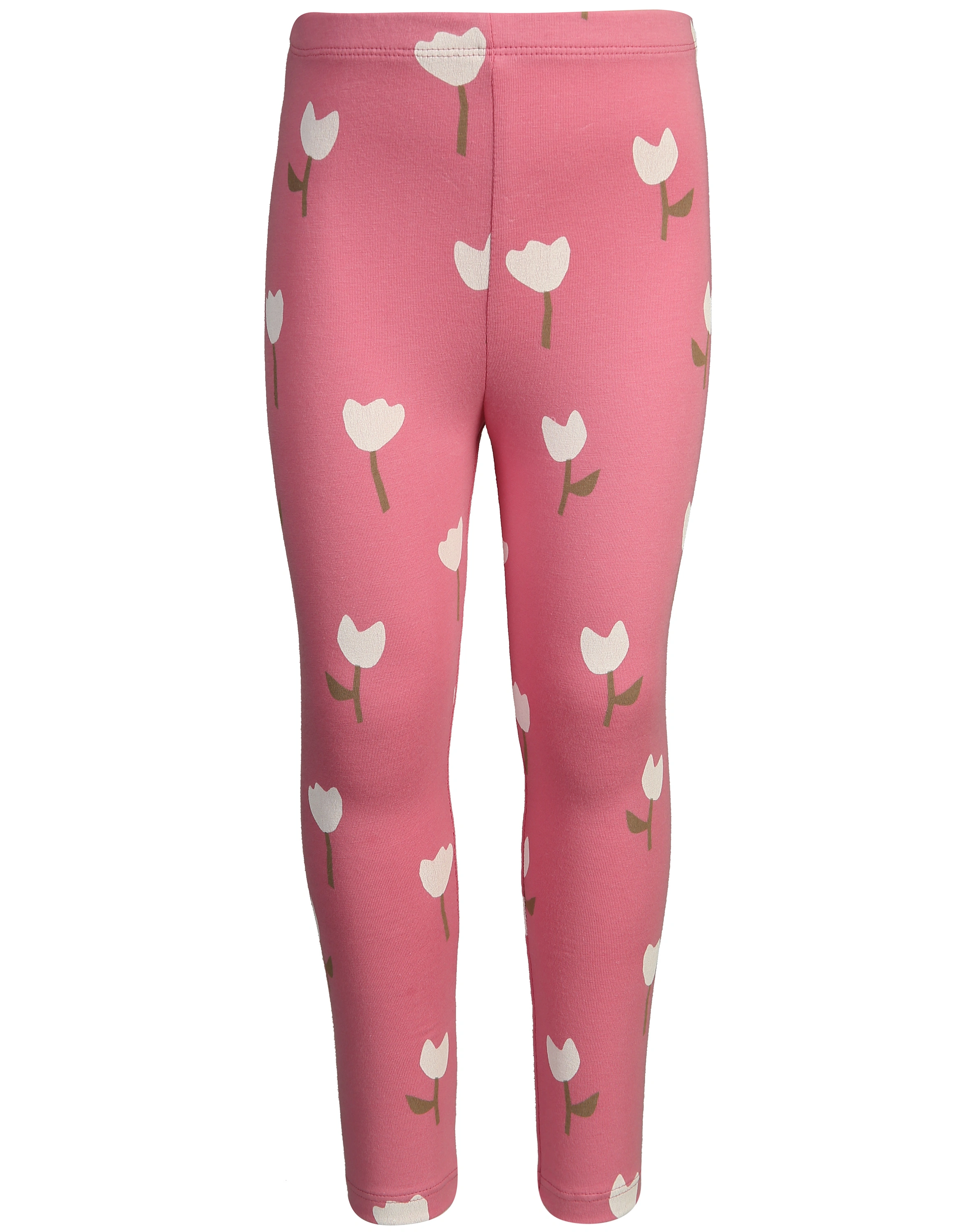 Leggings FLOWER in pink hibiskus