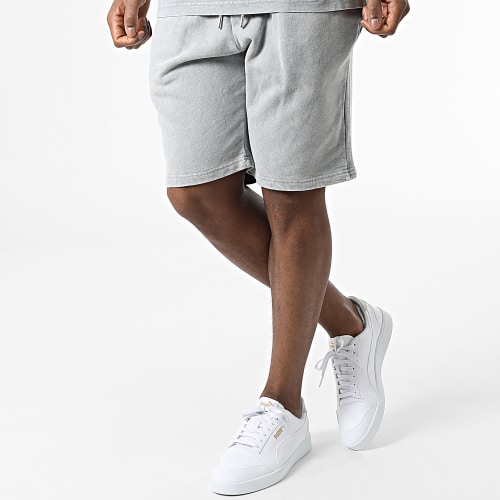 Ensemble Tee Shirt Et Short Jogging LL635 Gris