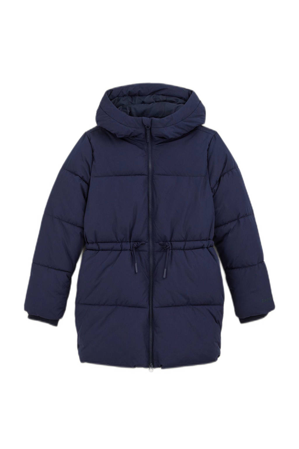 WE Fashion gewatteerde winterjas donkerblauw