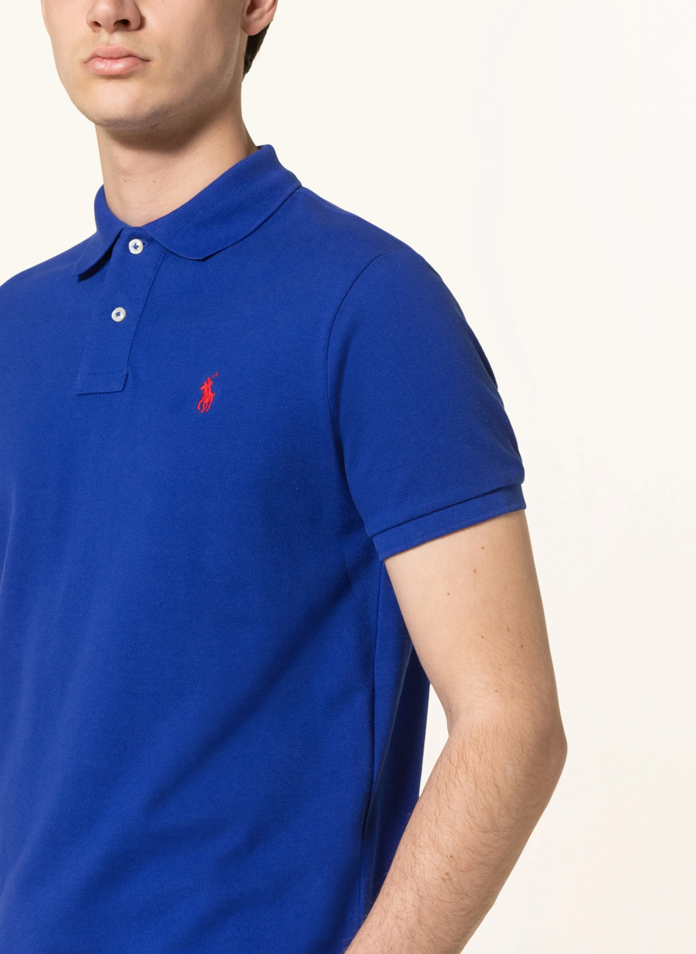 POLO RALPH LAUREN Piqué-Poloshirt Custom Slim Fit