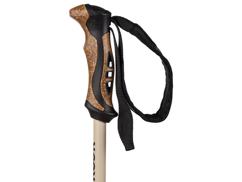 KOOR Wanderstock Carbon Castoor Beige Trekkingstöcke 63 - 140 cm