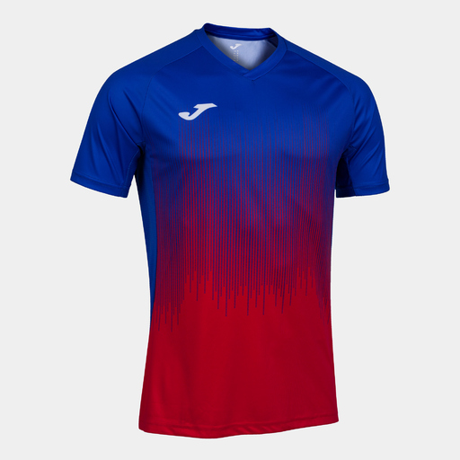 Camiseta de manga curta Joma Tiger IV Vermelha Royal