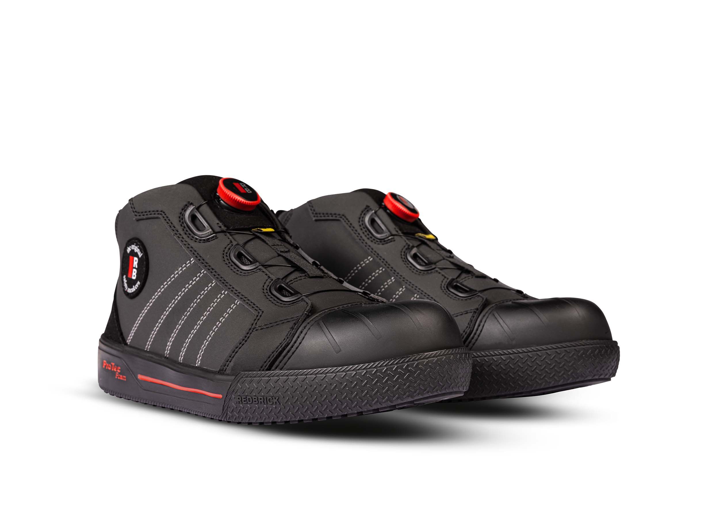 Redbrick Sprint Hoog - Werkschoenen - Zwart - 39