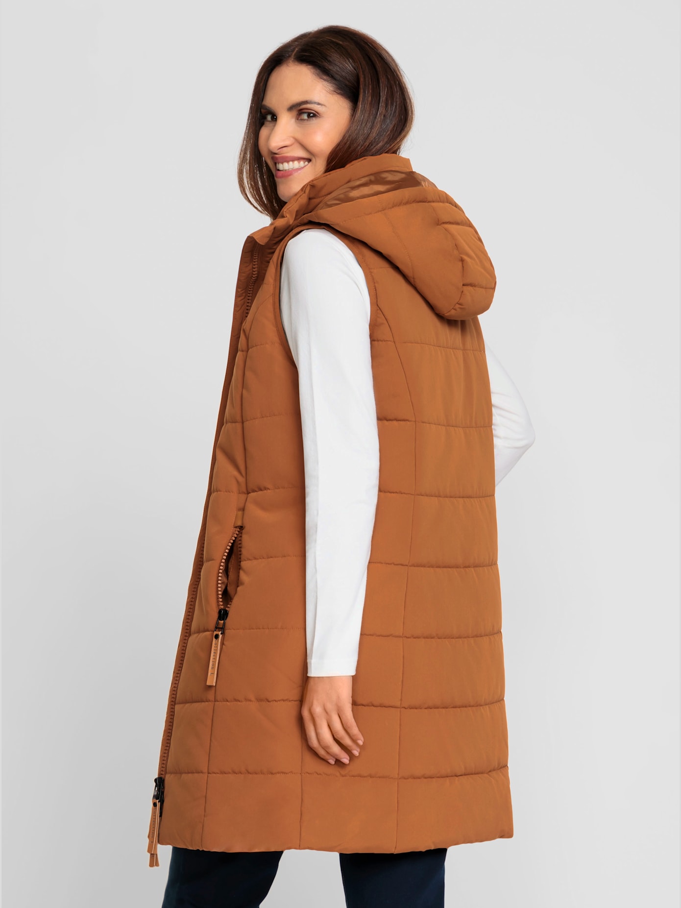 Gilet long douceur extrême