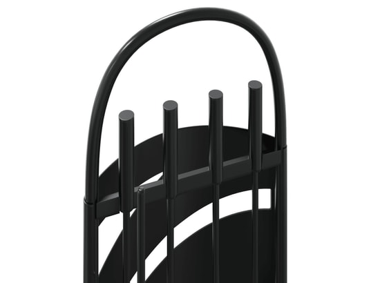 VIDAXL - Accessoires cheminée Set d’outils de cheminée 5 pcs 23x15x66 cm acier