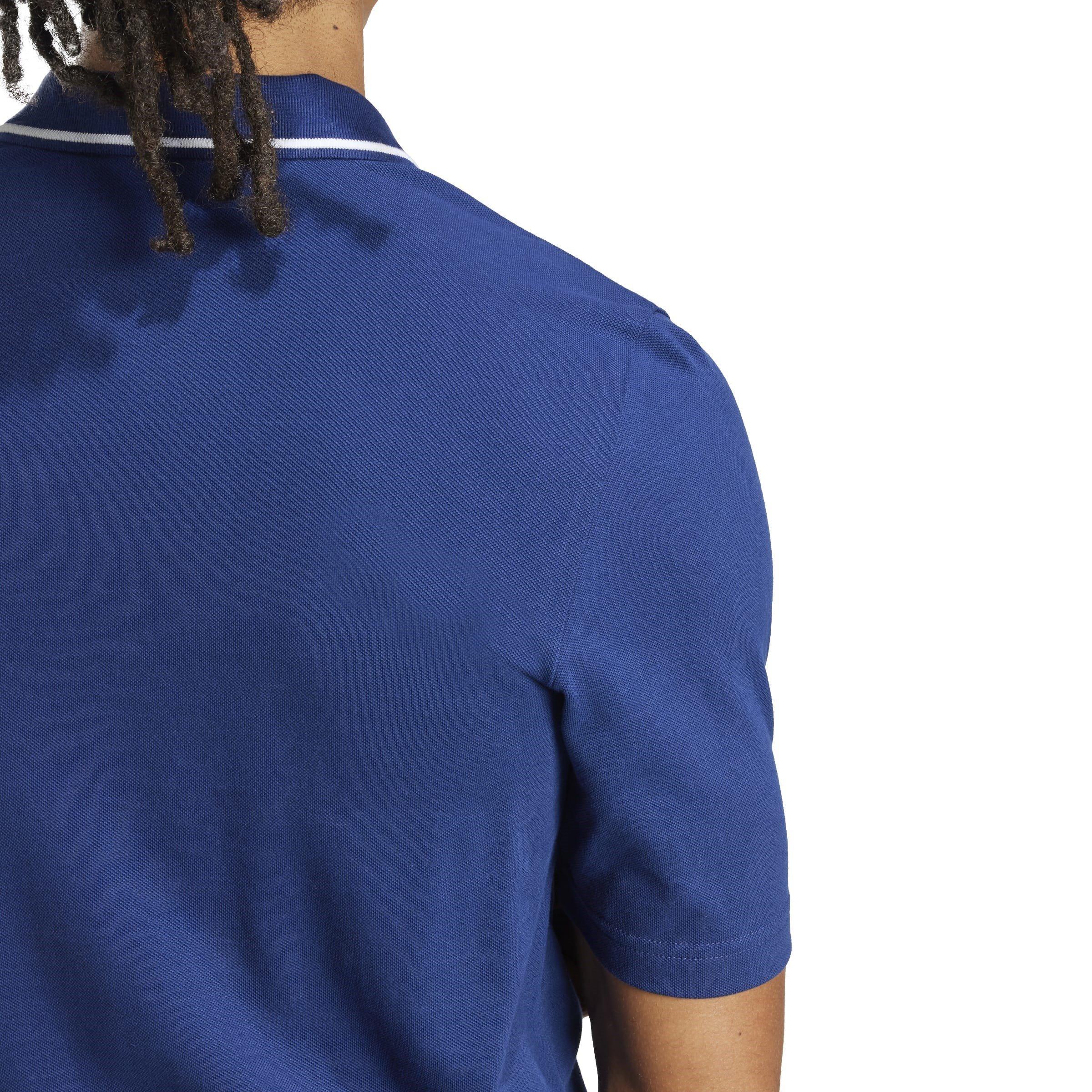 adidas Essentials Mens Cotton 3-Stripes Polo Shirt