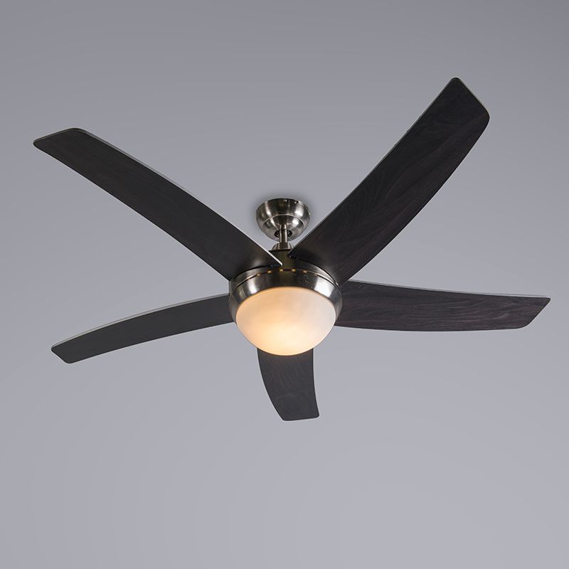 Plafondventilator staal 132cm met afstandsbediening - Cool