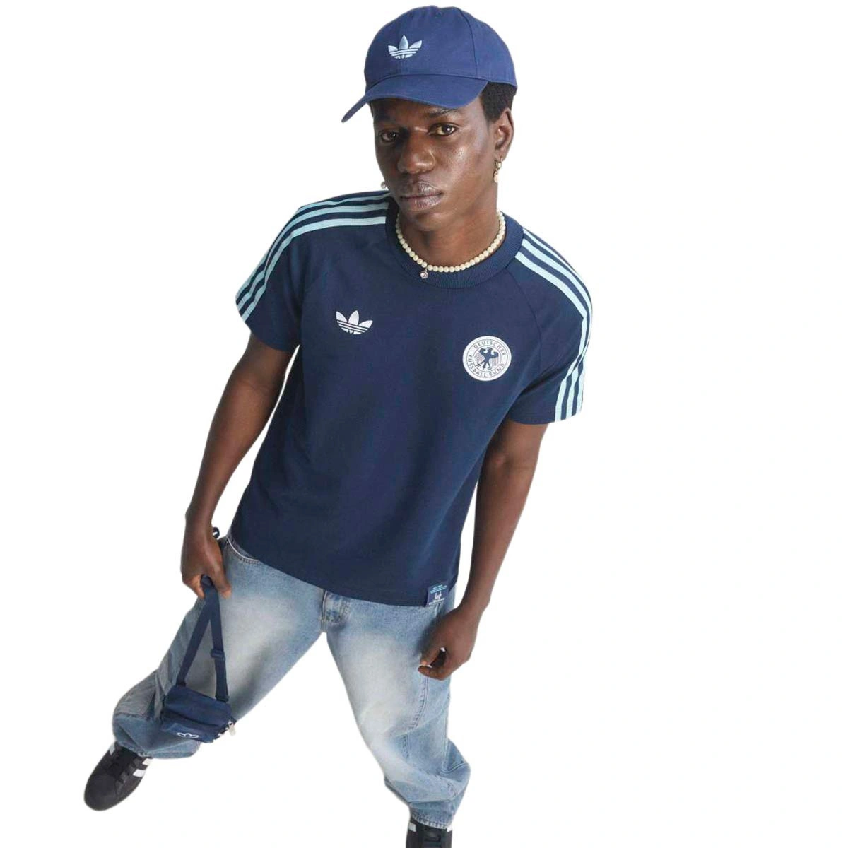 T-Shirt adidas Alemanha Originals Adicolor Mundial 2026