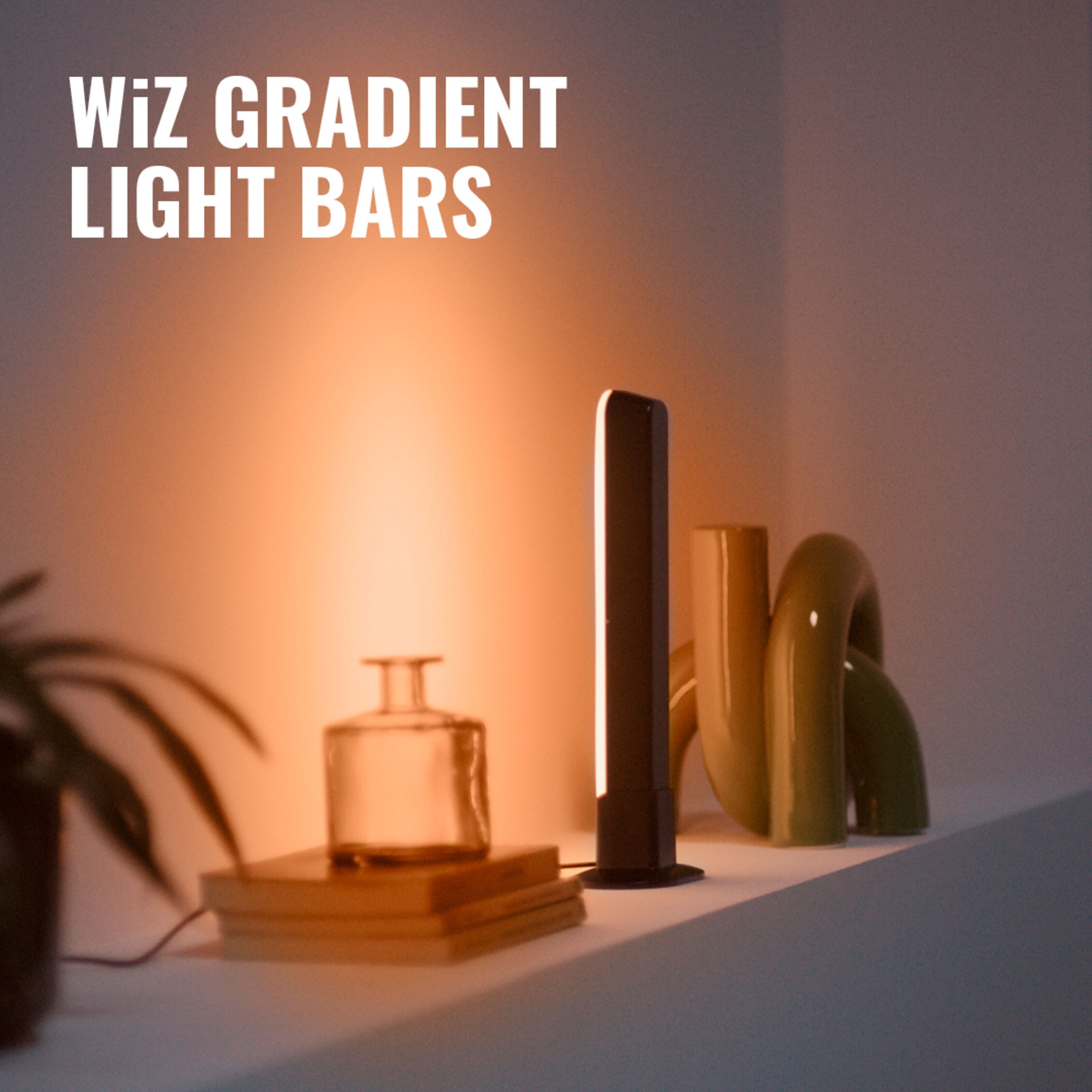 WiZ Gradient Light Bars RGBIC 2-pk.