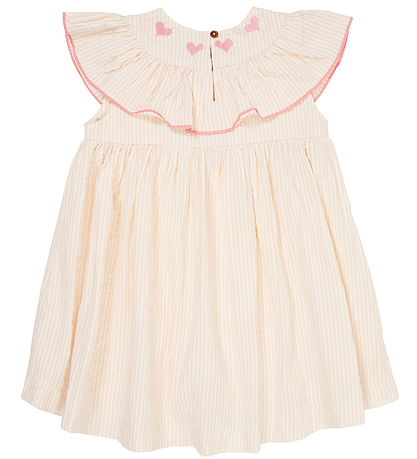 Copenhagen Colors Kleid - Dusty Rose W. Creame Stripe W. Pink