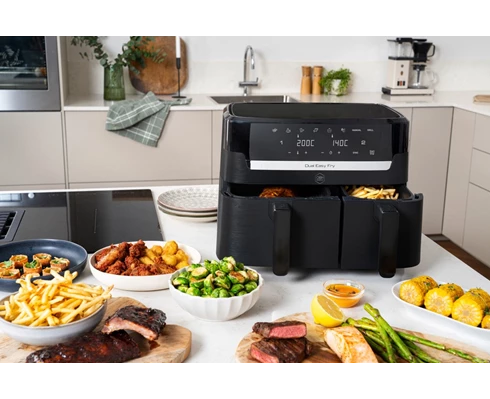 OBH Nordica Dual Easy Fry 8,3L (5,2 3,1L) Black