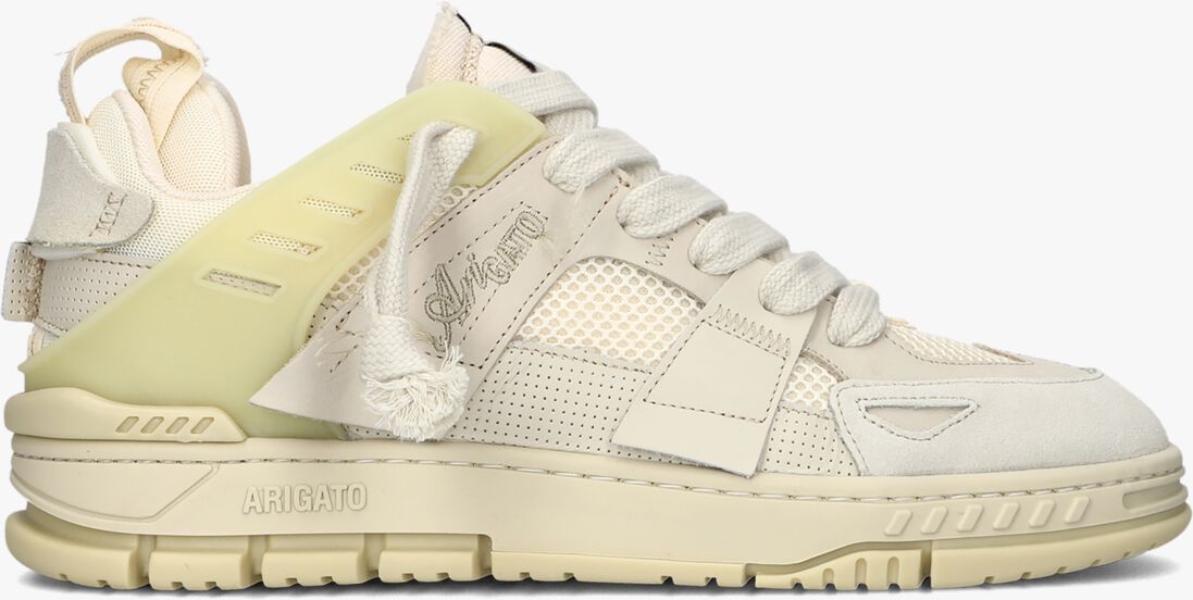beige axel arigato lage sneakers area patchwork sneaker