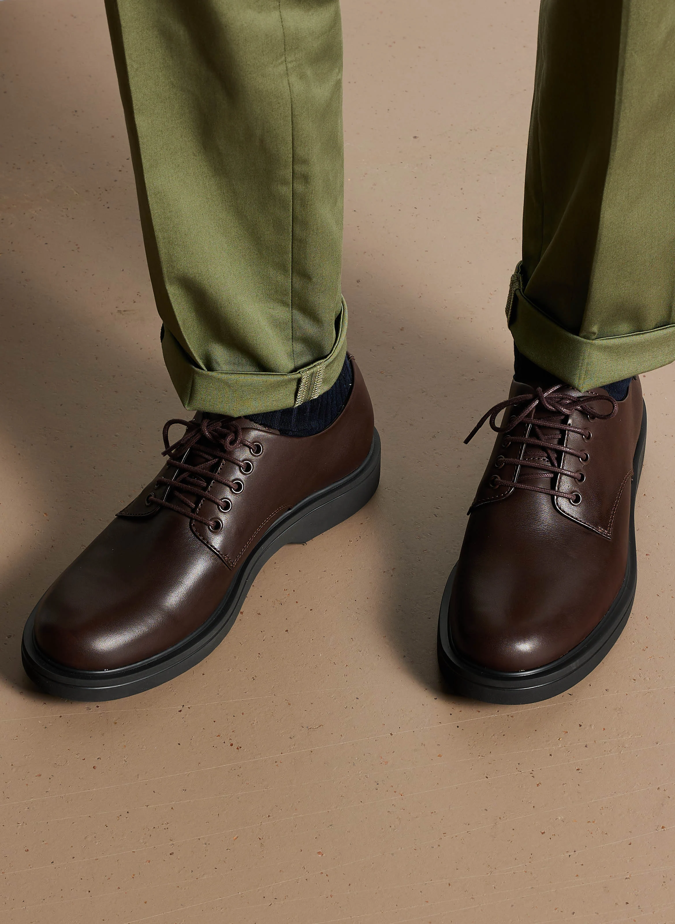 Derbies en cuir | Marron