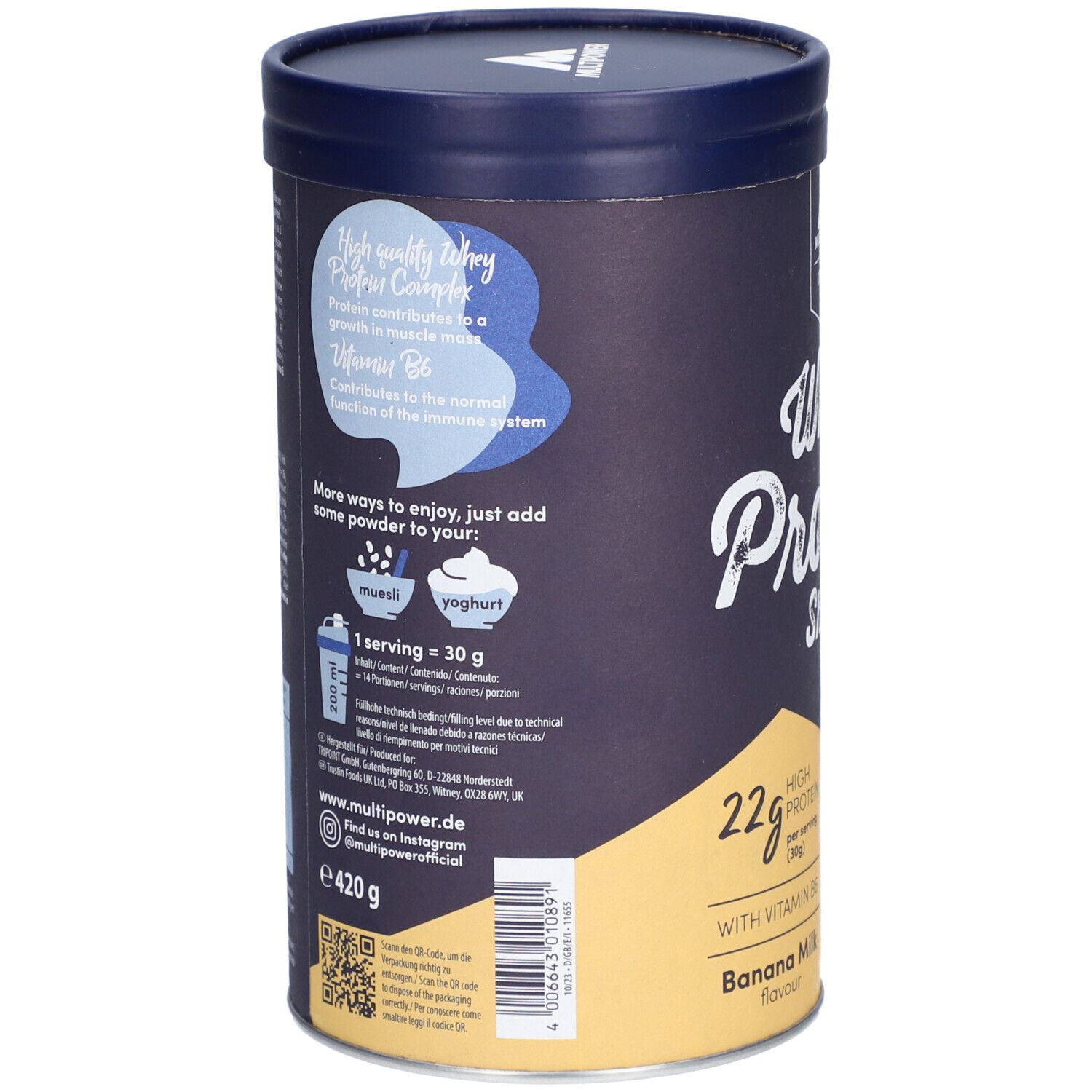 MULTIPOWER Whey Protein Banane