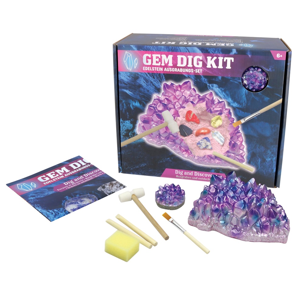 Edelsteinsuchset, 12er-Packung, Sortiment
